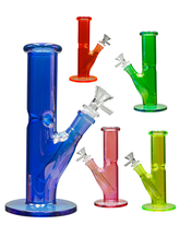 8 Inch UV Straight Tube Bong